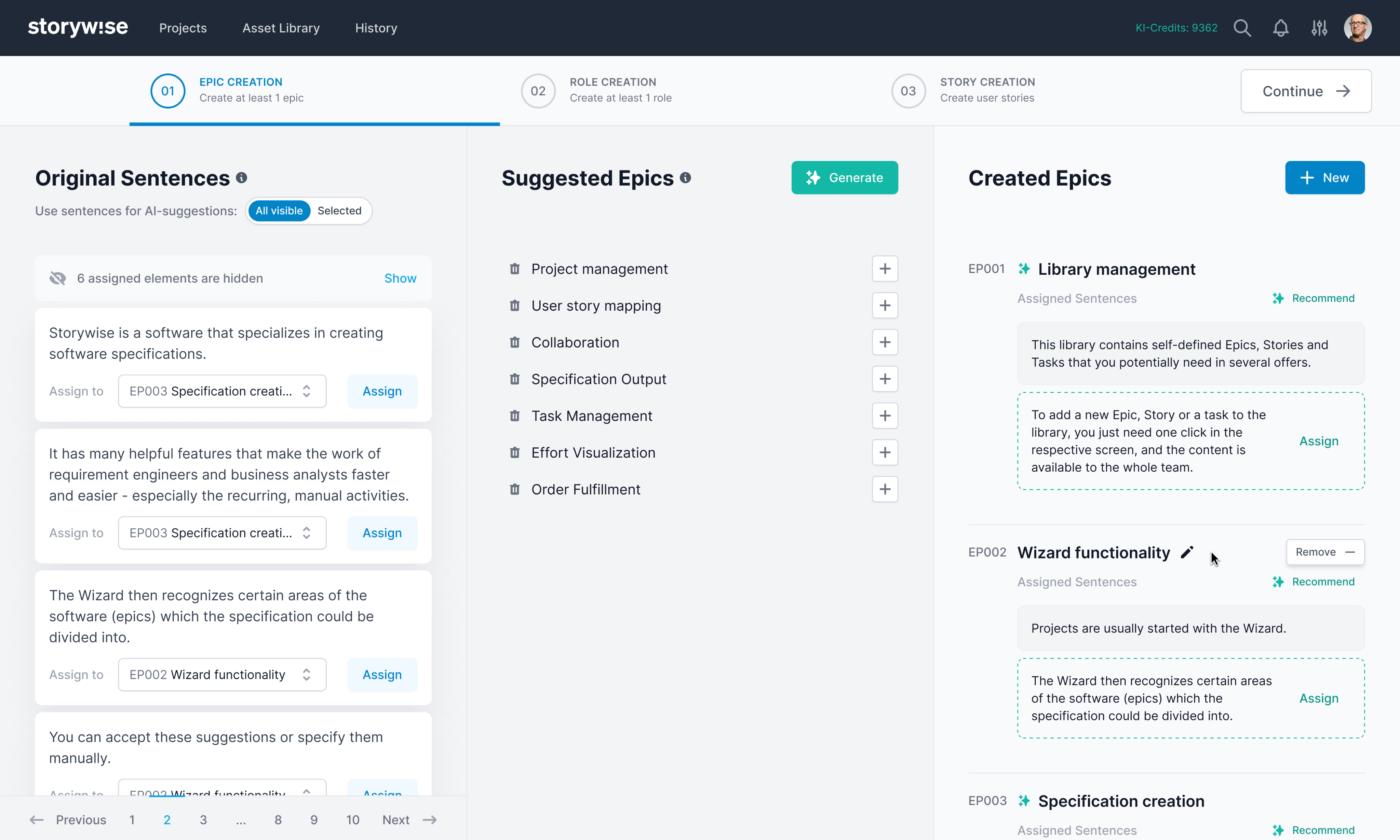 User validation and
synonym identification